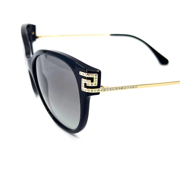Versace Black and Gold Sunglasses - Picture 8 of 12